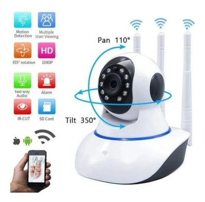 Cámara de seguridad 3 antenas